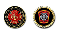 Load image into Gallery viewer, Arlington County Fire Department Challenge Coin
