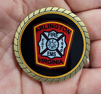 Load image into Gallery viewer, Arlington County Fire Department Challenge Coin
