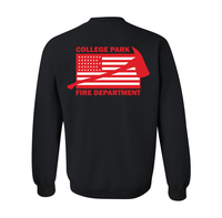 Load image into Gallery viewer, Custom Fire Department Red Flag Crewneck
