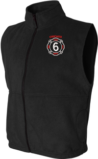 Load image into Gallery viewer, Custom Fire Department Fleece Vest with Engine Number
