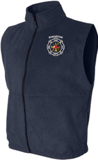 Load image into Gallery viewer, Custom Fire Department Fleece Vest
