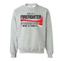 Load image into Gallery viewer, Aunt of a Firefighter Crewneck
