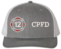 Load image into Gallery viewer, Custom Embroidered Made in USA Split Cap with Engine Number
