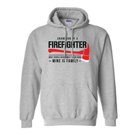 Load image into Gallery viewer, Grandson of a Firefighter Hooded Sweatshirt
