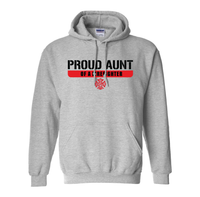 Load image into Gallery viewer, Proud Aunt of a Firefighter Hooded Sweatshirt
