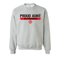 Load image into Gallery viewer, Proud Aunt of a Firefighter Crewneck
