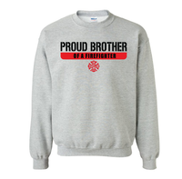 Load image into Gallery viewer, Proud Brother of a Firefighter Crewneck
