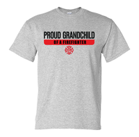 Load image into Gallery viewer, Proud Grandchild of a Firefighter T-shirt
