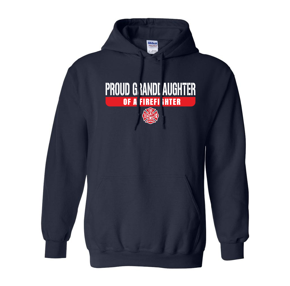 Proud Granddaughter of a Firefighter Hooded Sweatshirt