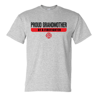 Load image into Gallery viewer, Proud Grandmother of a Firefighter T-shirt
