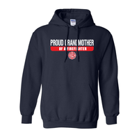 Load image into Gallery viewer, Proud Grandmother of a Firefighter Hooded Sweatshirt
