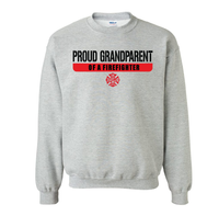 Load image into Gallery viewer, Proud Grandparent of a Firefighter Crewneck
