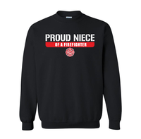 Load image into Gallery viewer, Proud Niece of a Firefighter Crewneck
