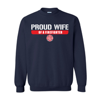 Load image into Gallery viewer, Proud Wife of a Firefighter Crewneck
