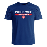 Load image into Gallery viewer, Proud Wife of a Firefighter T-shirt
