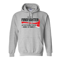 Load image into Gallery viewer, Son of a Firefighter Hooded Sweatshirt
