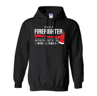 Load image into Gallery viewer, Son of a Firefighter Hooded Sweatshirt
