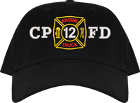 Load image into Gallery viewer, Custom Made in USA Embroidered Maltese Cross Abbreviated Cap

