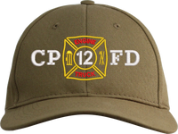 Load image into Gallery viewer, Custom Made in USA Embroidered Maltese Cross Abbreviated Cap
