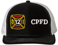 Load image into Gallery viewer, Custom Made in USA Embroidered Maltese Cross Split Cap
