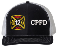 Load image into Gallery viewer, Custom Made in USA Embroidered Maltese Cross Split Cap
