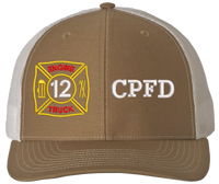 Load image into Gallery viewer, Custom Made in USA Embroidered Maltese Cross Split Cap
