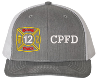 Load image into Gallery viewer, Custom Made in USA Embroidered Maltese Cross Split Cap
