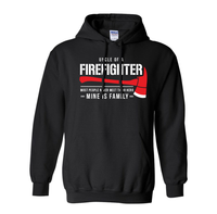 Load image into Gallery viewer, Uncle of a Firefighter Hooded Sweatshirt
