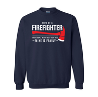 Load image into Gallery viewer, Wife of a Firefighter Crewneck
